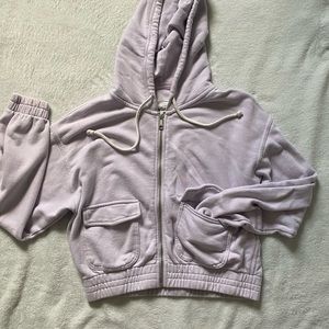 Light purple zip up